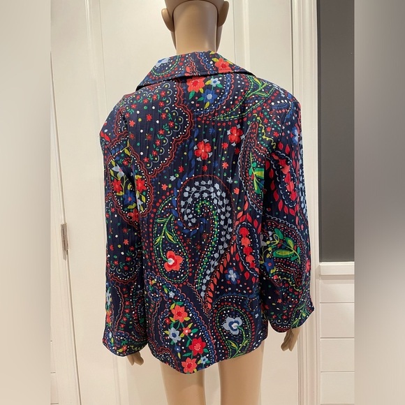 Alfred Dunner Floral Blazer size 20W - Picture 4 of 5